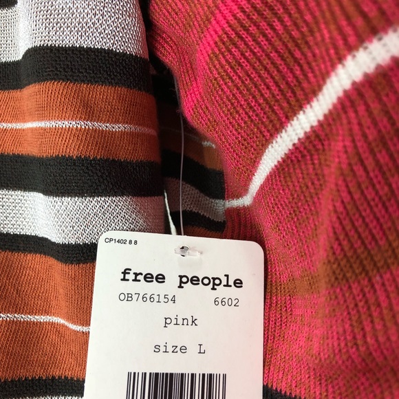 New Free People pink size Large (#23) - Picture 3 of 8